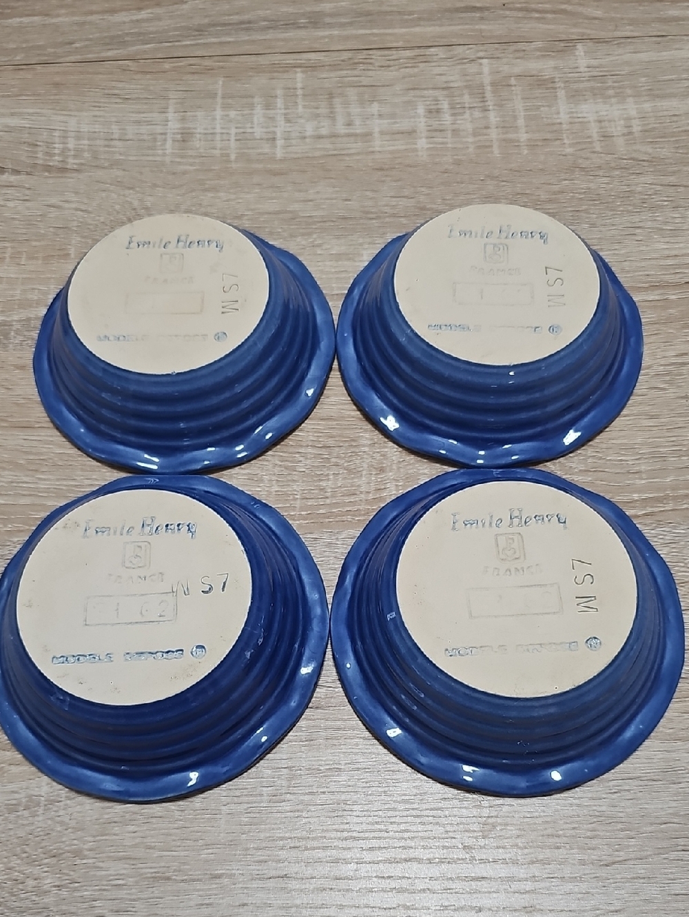 4 Emile Henry Small Pie Dishes